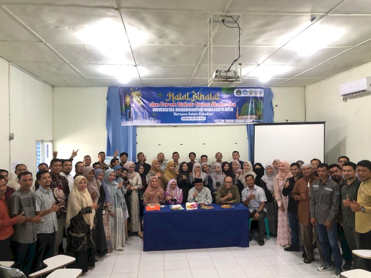 Civitas Akademika UMMAH Gelar Halal Bihalal