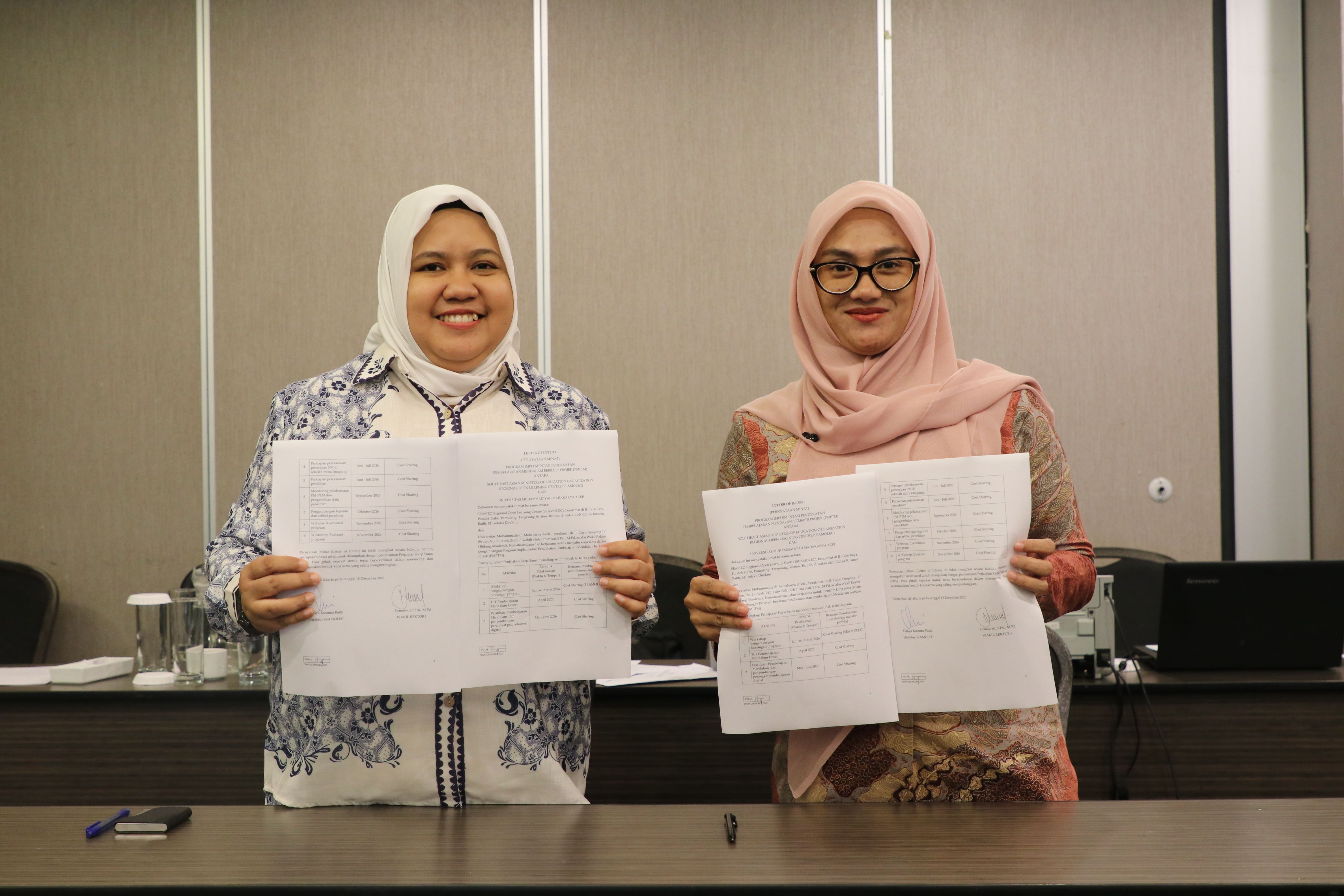 UMMAH Jajaki Kerja Sama dengan SEAMOLEC untuk Implementasi Pembelajaran Mendalam Berbasis Projek