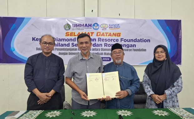 Perluas Jaringan Kerjasama Internasional, UMMAH Tandatangani MoU dengan Diamond Human Resource Foundation Thailand