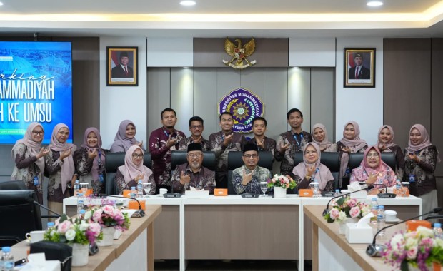 UMMAH Gelar Silaturahmi dan Benchmarking ke UMSU, Perkuat Komitmen Pengembangan Perguruan Tinggi
