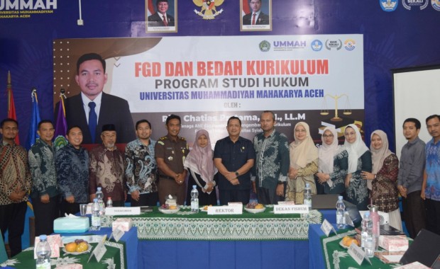 Prodi Hukum UMMAH Gelar FGD dan Bedah Kurikulum Bersama USK dan Stakeholder Kabupaten Bireuen